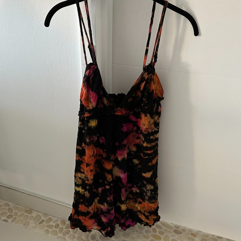 NWT Dolls Kill Summertime Blues Tie Dyed Mini Dress - Size XS - Picture 6 of 6